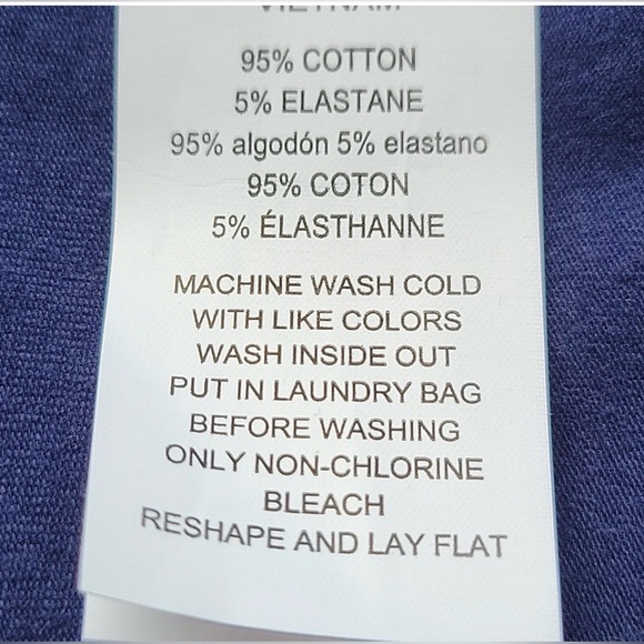 Womens Michael Kors Navy Blue Lace-Up T-Shirt Dress - Size 2X - Picture 7 of 9